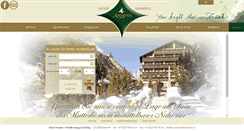 Desktop Screenshot of hotel-antares.ch